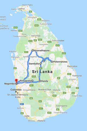 Sri Lanka Ancient Cities Route